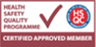 Health safety quality logo